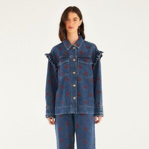 FARM Rio Denim Jacket NWT